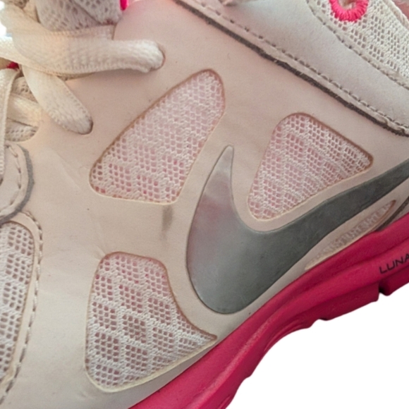 Nike Lunar Forever White Pink Running Shoes Sneakers Women's 8 - Picture 12 of 12
